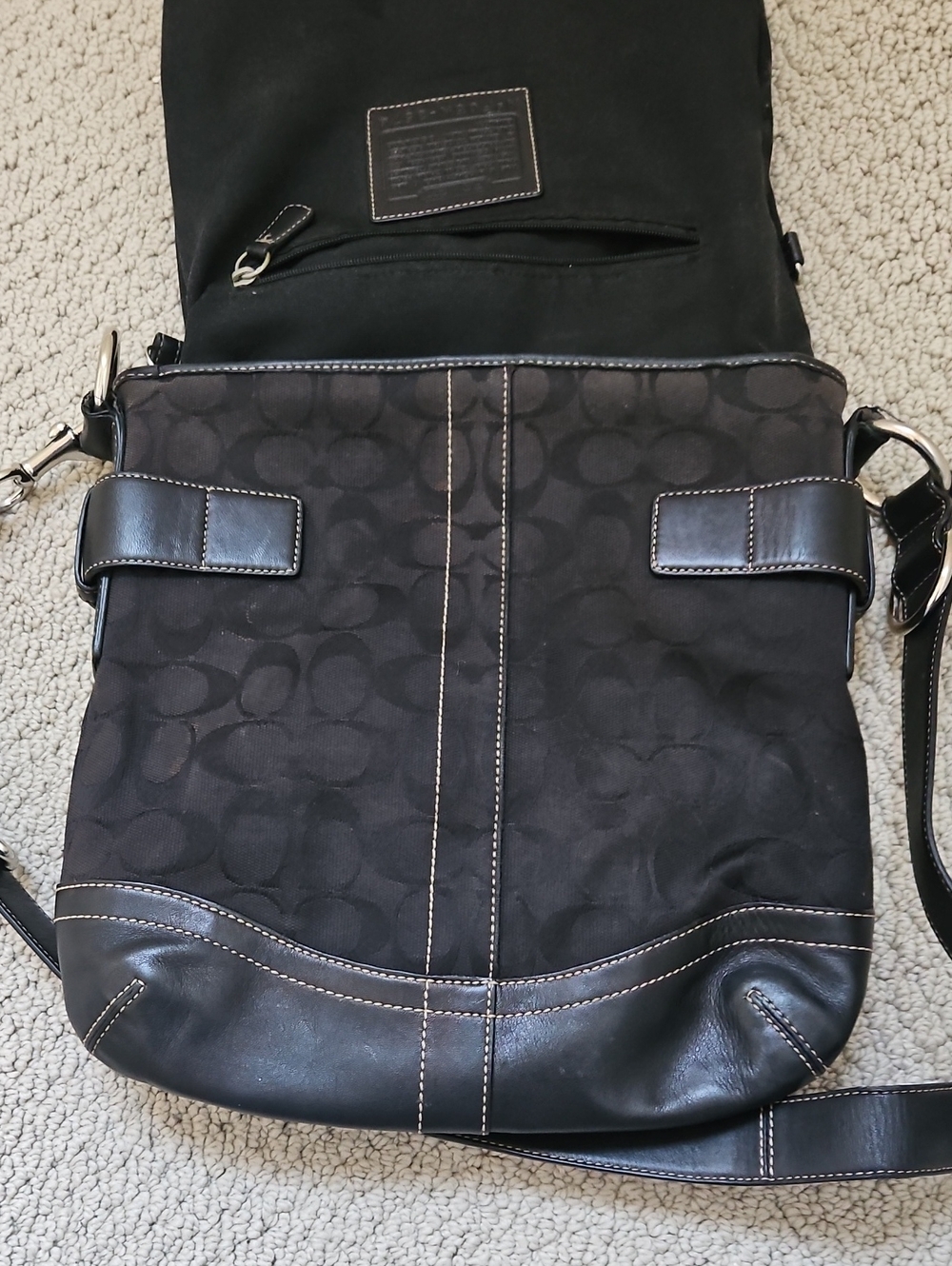 Y2k Coach Signature Crossbody - Gem